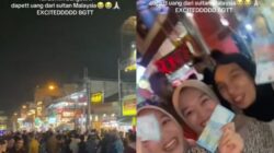 Bagi-bagi Duit ala Papa Salam Sultan Malaysia di Malang Raya