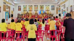 Waisak Tantrayana di Malang: Ritual Mandi Rupang dan Puja Bakti Hiasi Vihara Kertanegara