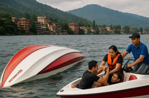 Speedboat Terbalik di Telaga Sarangan, Standar Keselamatan Wisatawan Dipertanyakan