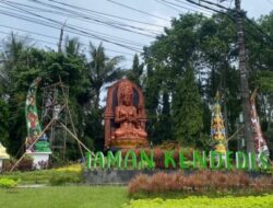 DLH Percantik Taman Ken Dedes, Sambut Wisatawan dari Gerbang Utara Kota Malang