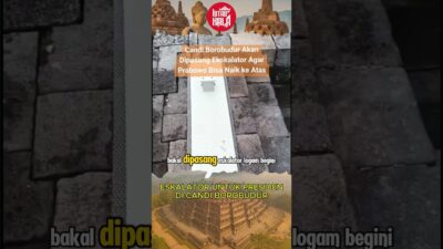 Kemenbud Tegaskan Hoaks Lift Candi Borobudur: Itu Chairlift