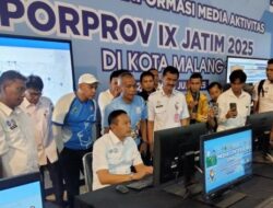 Wali Kota Malang Resmikan Media Center SIMA, Pusat Informasi Porprov Jatim IX