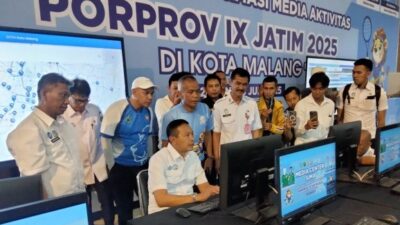 Wali Kota Malang Resmikan Media Center SIMA, Pusat Informasi Porprov Jatim IX