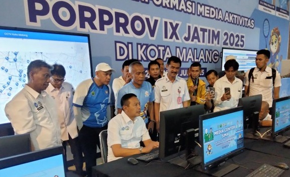Wali Kota Malang Resmikan Media Center SIMA, Pusat Informasi Porprov Jatim IX