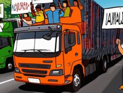 Puluhan Sopir Truk Blokir Jalan Trisula Malang, Protes Penegakan Penuh Aturan Zero ODOL