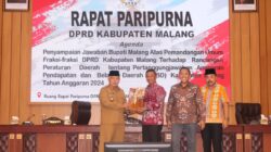 DPRD Gelar Paripurna Pertanggungjawaban APBD 2024, Ini Jawaban Bupati Malang