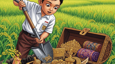 Demi Bayar Tunggakan SPP, Cangkul Siswa SMP Ini Hantam Emas Majapahit Senilai Miliaran Rupiah