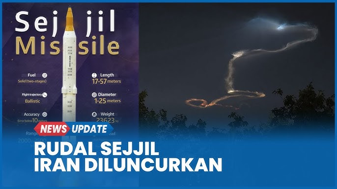 Perang Israel-Iran: Rudal Sejjil Diluncurkan