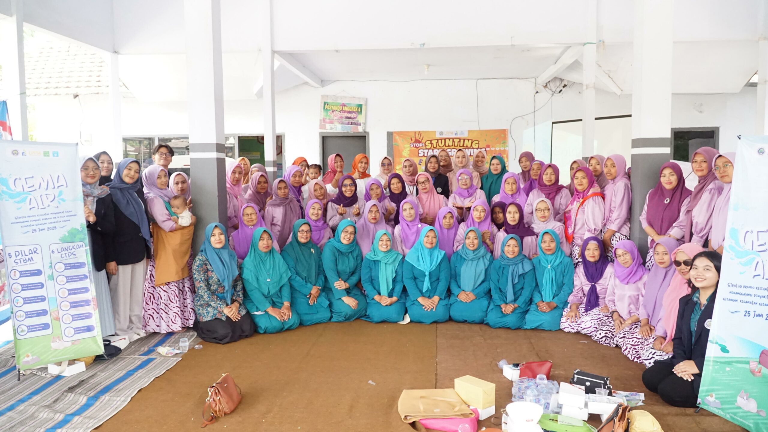 Mahasiswa Kedokteran UM Gelar Edukasi Kesehatan di Sumberejo: GEMA Air sebagai Strategi Pencegahan Penyakit Berbasis Air