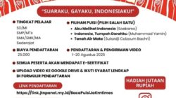 Lomba Puisi HUT RI 2025: Suarakan Indonesiamu, Raih Jutaan Rupiah!