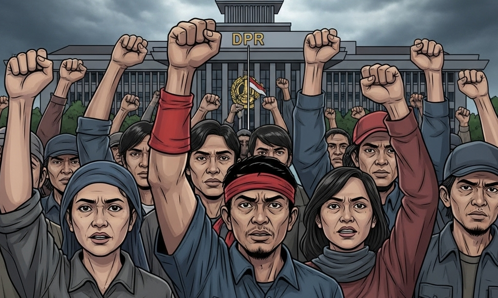 Hostum: Saat Suara Buruh Siap Guncang Jantung Kuasa