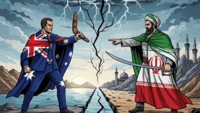 Retak Porselen Diplomasi: Bara Teheran di Langit Canberra