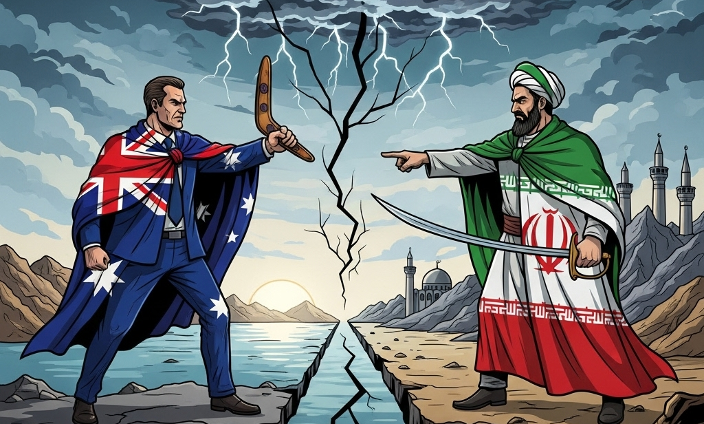 Retak Porselen Diplomasi: Bara Teheran di Langit Canberra