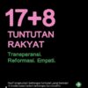 “17+8 Tuntutan Rakyat” Menggema, DPR hingga Presiden Didorong Ambil Sikap