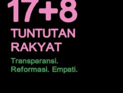 “17+8 Tuntutan Rakyat” Menggema, DPR hingga Presiden Didorong Ambil Sikap
