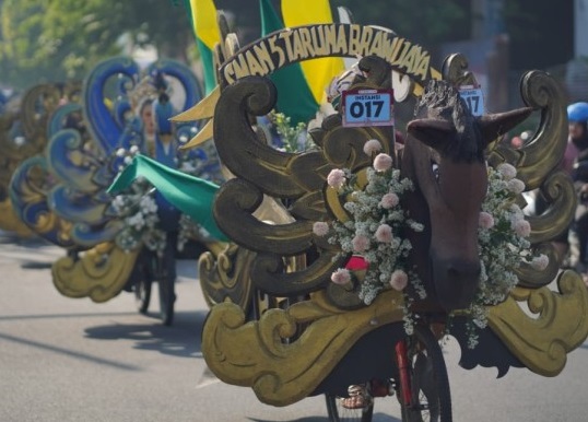 Kediri Berwarna: Parade Sepeda Hias, Semangat Merdeka dan Kebersamaan