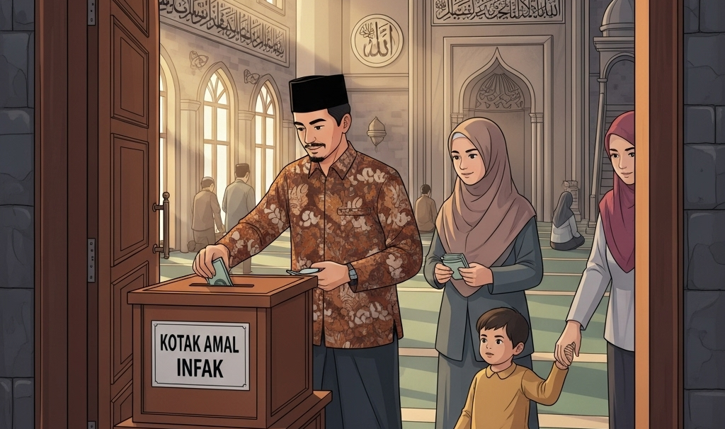 Dampak Ekonomi Lemah: Infak Masjid di Kota Batu Terjun Bebas