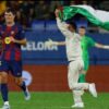 Barcelona Libas Getafe, Bendera Palestina Berkibar di Tengah Laga