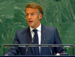 Macron Akui Palestina, Prabowo dan Delegasi Dunia Beri Tepuk Tangan