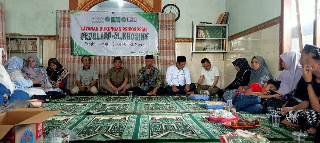 Pulihkan Duka Santri Al-Khoziny Jadi Kekuatan, UIN Malang Hadirkan Layanan Dukungan Psikososial