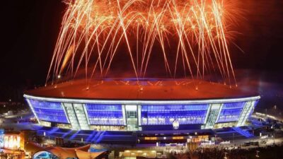 Stadion Mewah dan Termegah Eropa Itu Kini Rusak Parah akibat Perang