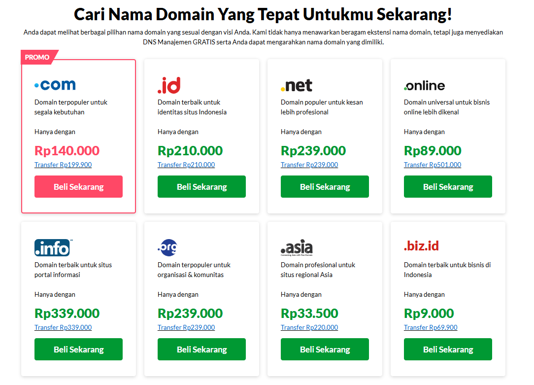 Mulai Website Profesional dengan Domain dan Hosting Andal