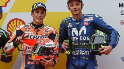 Persaingan Marquez dan Rossi: The Doctor Tak Pernah Juara sejak The Baby Alien Tampil di MotoGP