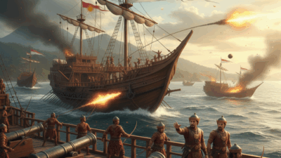 Api dan Mesiu di Balik Mahkota Majapahit: Kisah Kertanagara, Mongol, dan Lahirnya Imperium Nusantara