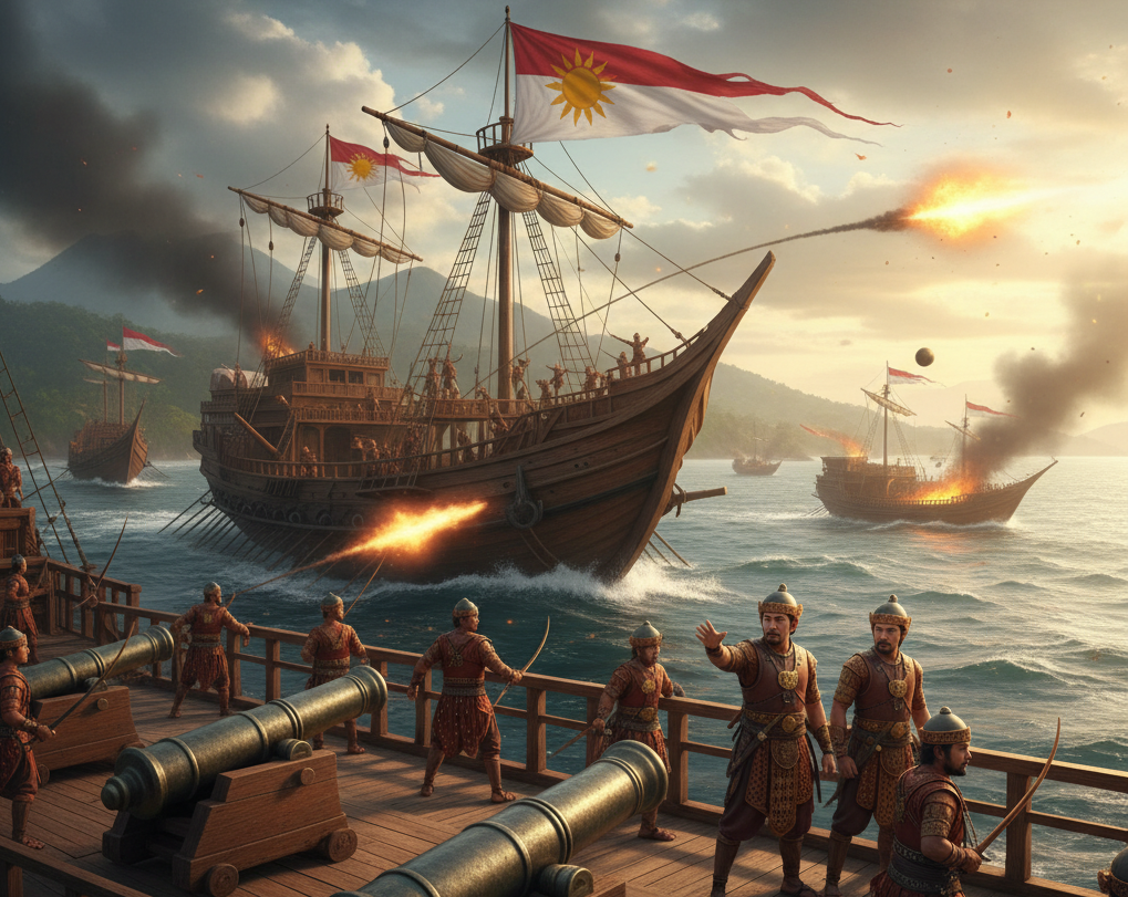 Api dan Mesiu di Balik Mahkota Majapahit: Kisah Kertanagara, Mongol, dan Lahirnya Imperium Nusantara