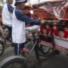 100 Becak Listrik Pribadi Prabowo Tiba di Jember, Prioritas Lansia