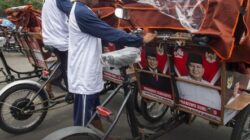 100 Becak Listrik Pribadi Prabowo Tiba di Jember, Prioritas Lansia