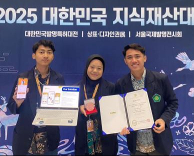 Karya Inovasi Teknologi UIN Malang Bersinar di SIIF 2025 Korea Selatan, Bawa Pulang Bronze Prize