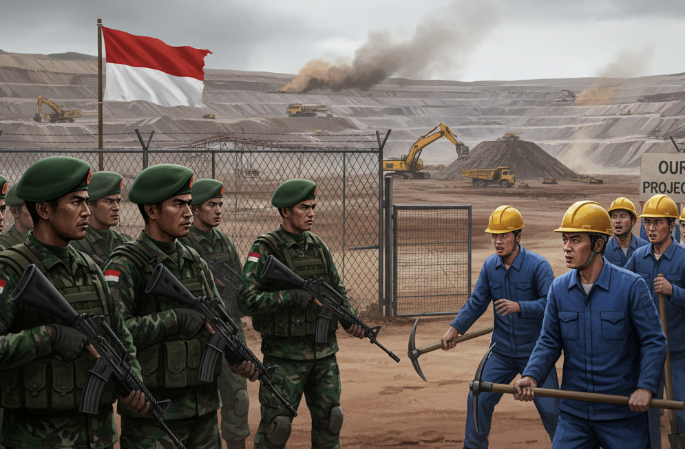 Seteru Tambang Ketapang: Visa, Drone, dan Tuduhan Penyiksaan Seteru Tambang Ketapang: Visa, Drone, dan Tuduhan Penyiksaan