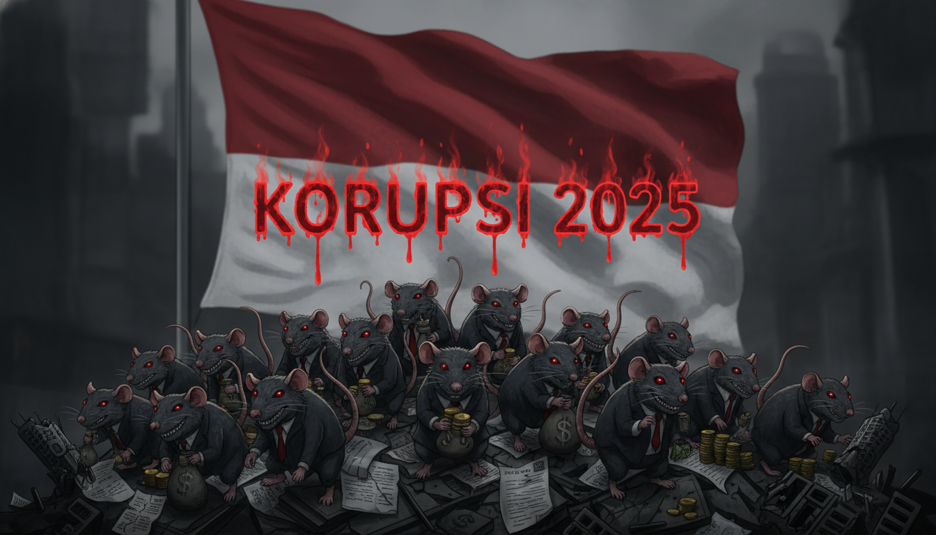 Tsunami Korupsi 2025: Ketika Ratusan Triliun Uang Rakyat Menguap di Sektor Vital