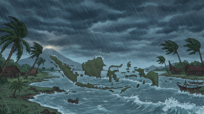 Siklon Tropis Luana Mengamuk: Jawa Timur Dikepung Angin Kencang Ekstrem