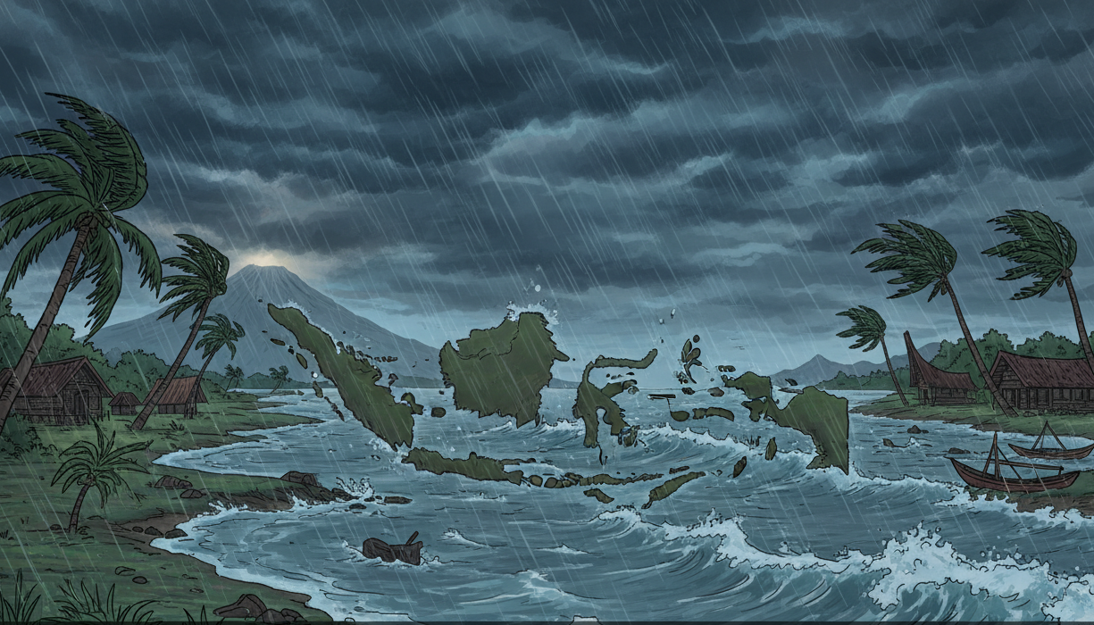 Siklon Tropis Luana Mengamuk: Jawa Timur Dikepung Angin Kencang Ekstrem