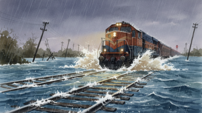 Banjir Kaliwungu: Kereta Malang-Surabaya Terlambat, Ratusan Penumpang Terdampak