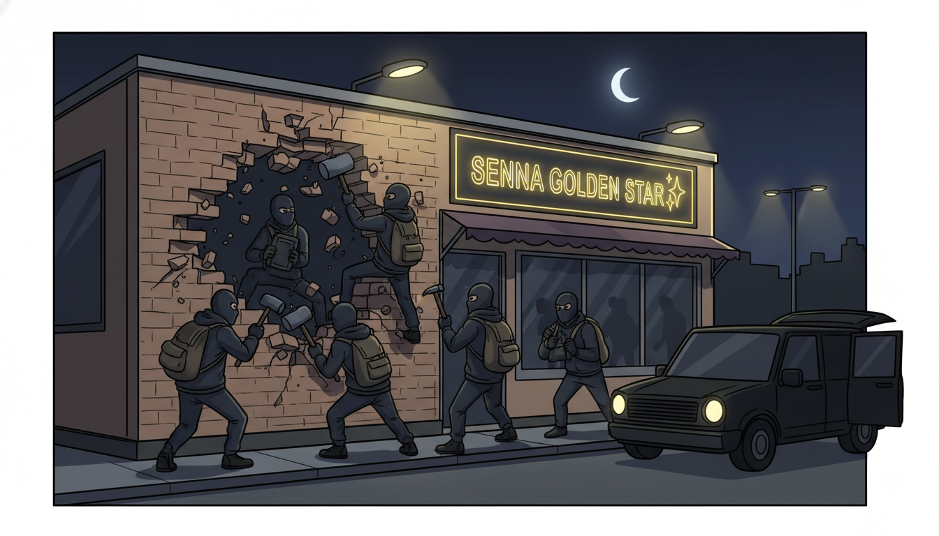 Sindikat Bobol Tembok Kantongi 1 Miliar: Polisi Ringkus 5 Pelaku