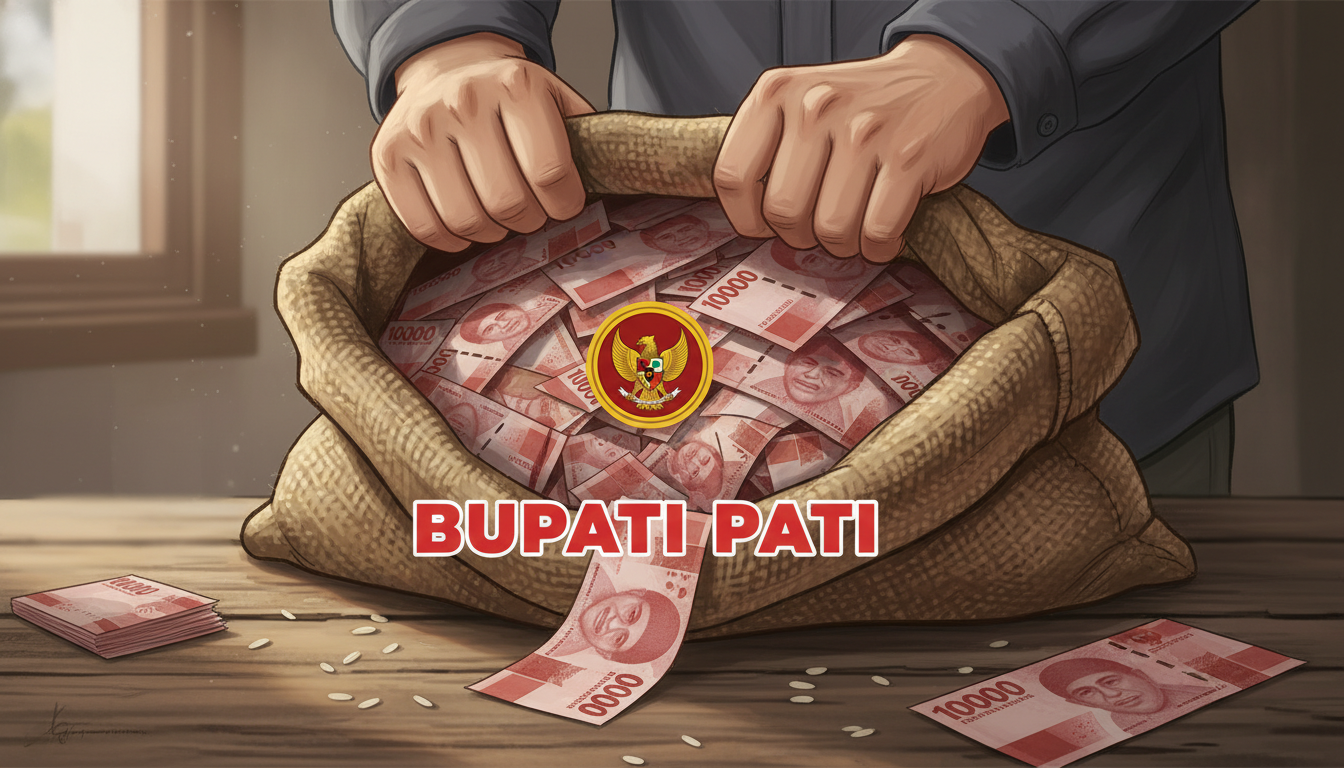 Skandal Karung Beras Bupati Pati: Rp2,6 Miliar di Kresek dan Dalih Sudewo