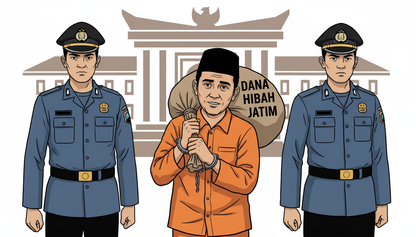 Ironi Seragam: Ketua Ansor Bondowoso Terjerat Korupsi Hibah 1,2 M