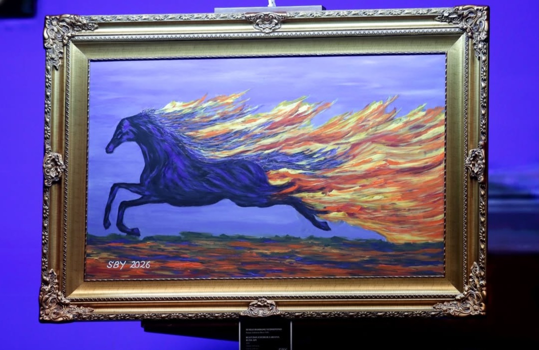 Lukisan “Kuda Api” karya SBY Laku Rp 6,5 Miliar, Dibeli si Raja Batu Bara