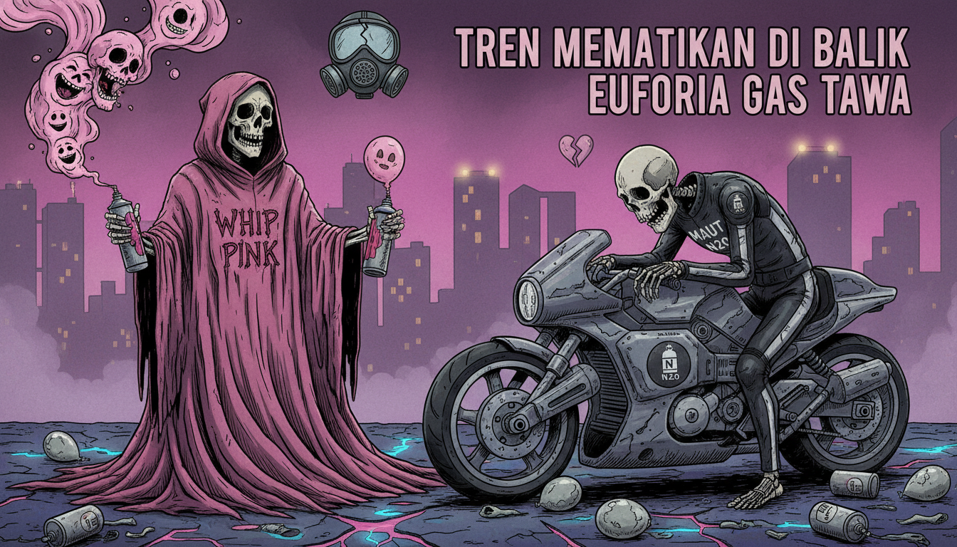 Whip Pink dan Maut N2O: Tren Mematikan di Balik Euforia Gas Tawa Whip Pink dan Maut N2O: Tren Mematikan di Balik Euforia Gas Tawa