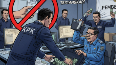 OTT Bea Cukai: Bos Blueray Lolos, Tiga Pejabat Pakai Rompi Oranye