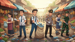 Wajah Baru Pasar Batu: Ribuan Tangan Lawan Sampah di HPSN 2026
