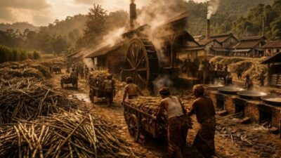 Mesin Uap di Tanah Pusaka: Pahit Manis Industri Gula Tembakau Mataram