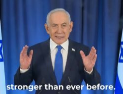 Netanyahu Sindir Rumor Kematiannya lewat Video Minum Kopi, Tantang Hitung Jarinya
