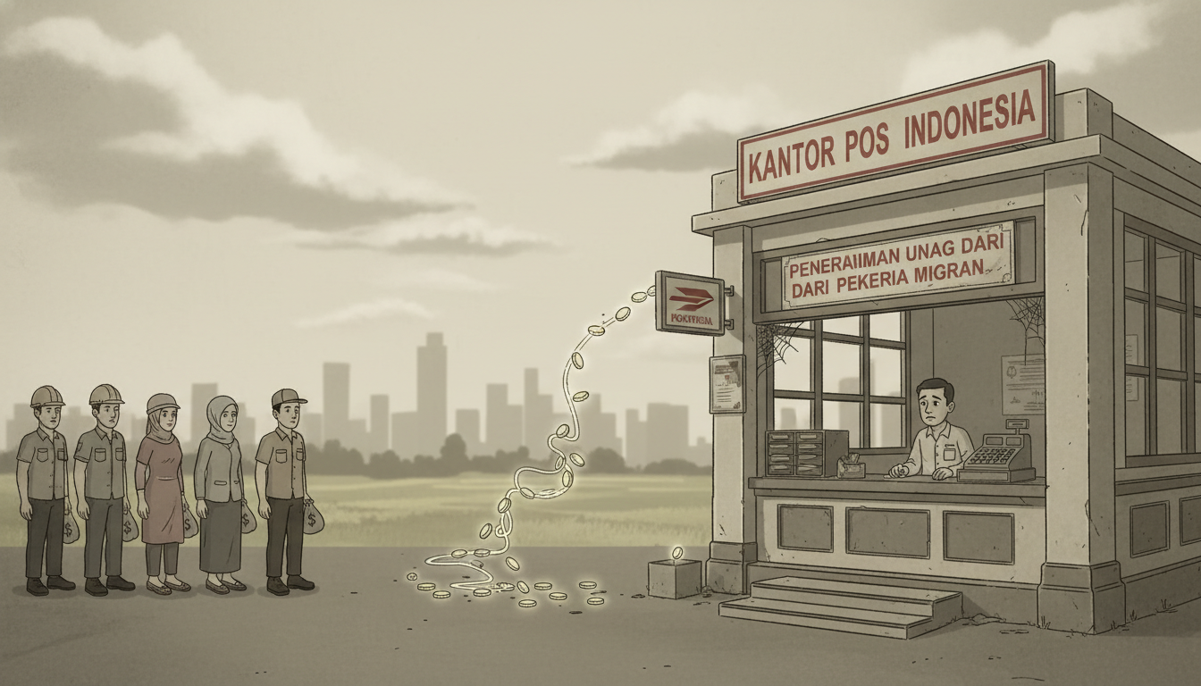 Kantor Pos Malang Sepi Kiriman PMI: Tsunami Digital Gerus Wesel