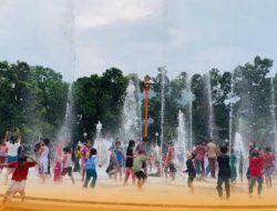 Area Air Mancur Alun-Alun Sering Kotor, DLH Kota Malang Larang Kencing dan Bawa Makanan