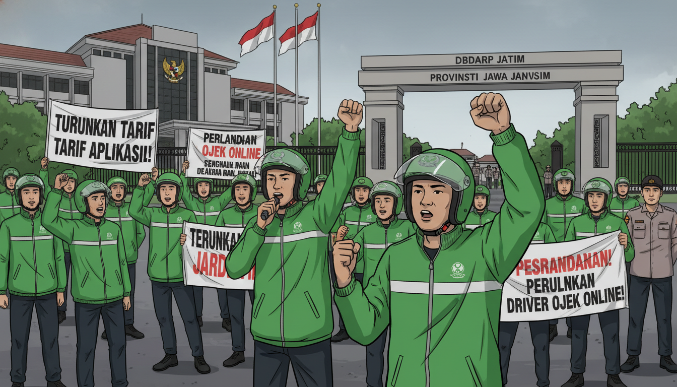 Jerit Ojol di Jatim: Melawan Perbudakan Digital & Aplikator Nakal