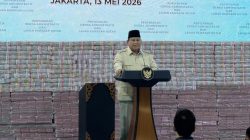 Hadiri Penyerahan Sitaan ke Kas Negara, Prabowo Ngaku Senang Lihat Tumpukan Uang Triliunan
